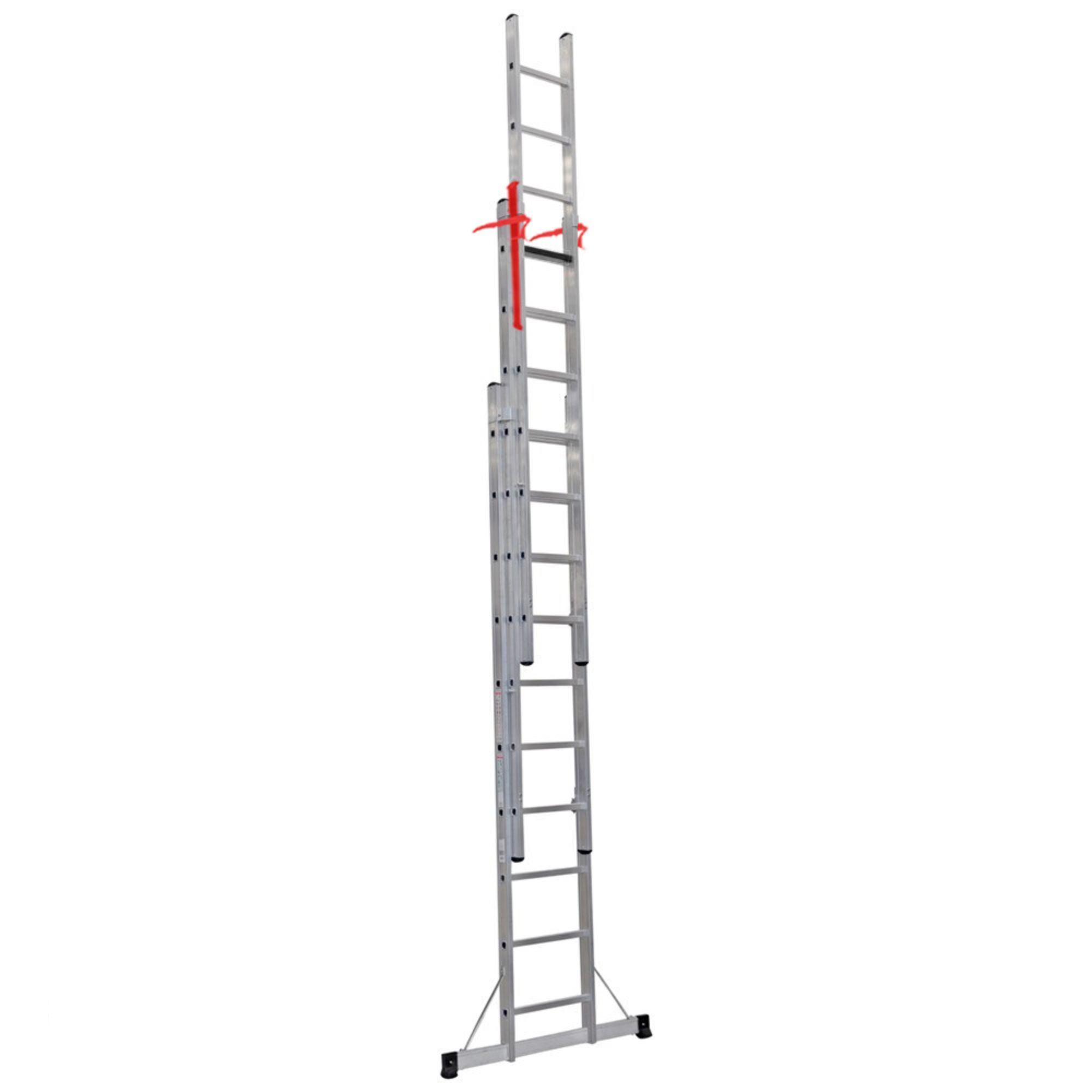 3-delige ladders met TopSafe