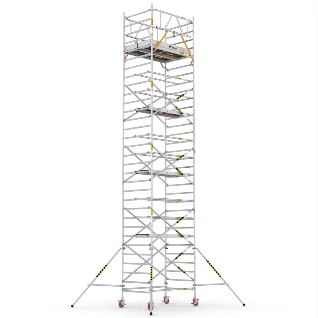 Rolsteiger - 190 x 135 x 10m werkhoogte x schoren + 2x veiligheidsvoorloopleuning