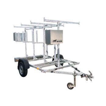 steigeraanhanger en steigertrailer voor rolsteigers