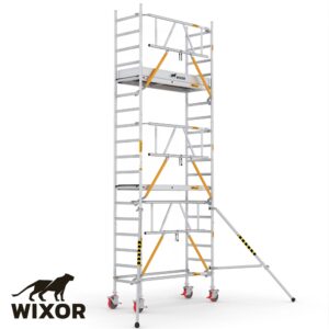 Wixor rolsteiger met voorloopleuningen