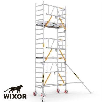 Wixor rolsteiger met voorloopleuningen