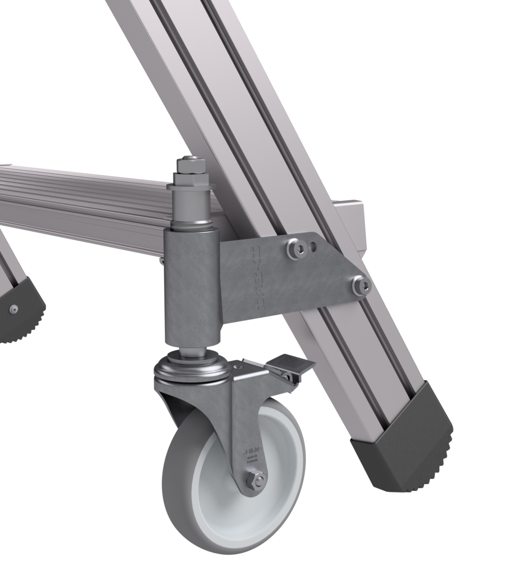 Steigro bordestrap veerwielen Hymer