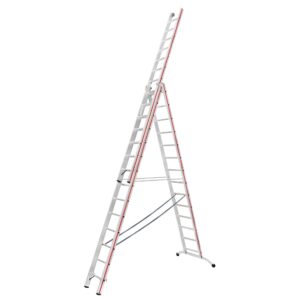 Hymer | 3-delige Reformladder met toprollen | 3x14 sporten