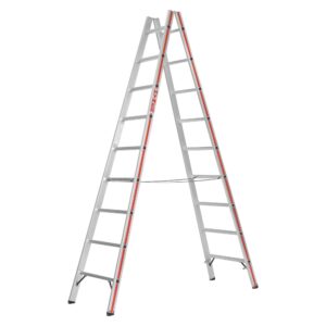 Hymer | Dubbele ladder | Tweezijdig beklimbaar | 2x8 sporten