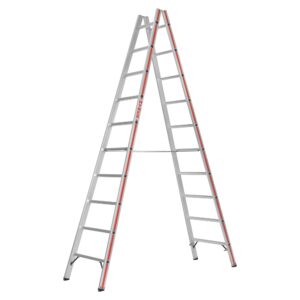Hymer | Dubbele ladder | Tweezijdig beklimbaar | 2x10 sporten