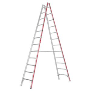 Hymer | Dubbele ladder | Tweezijdig beklimbaar | 2x12 sporten