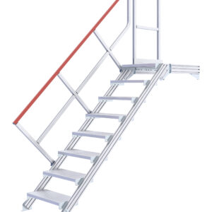 Steigro - Hymer - Vaste trap met platform 45 graden