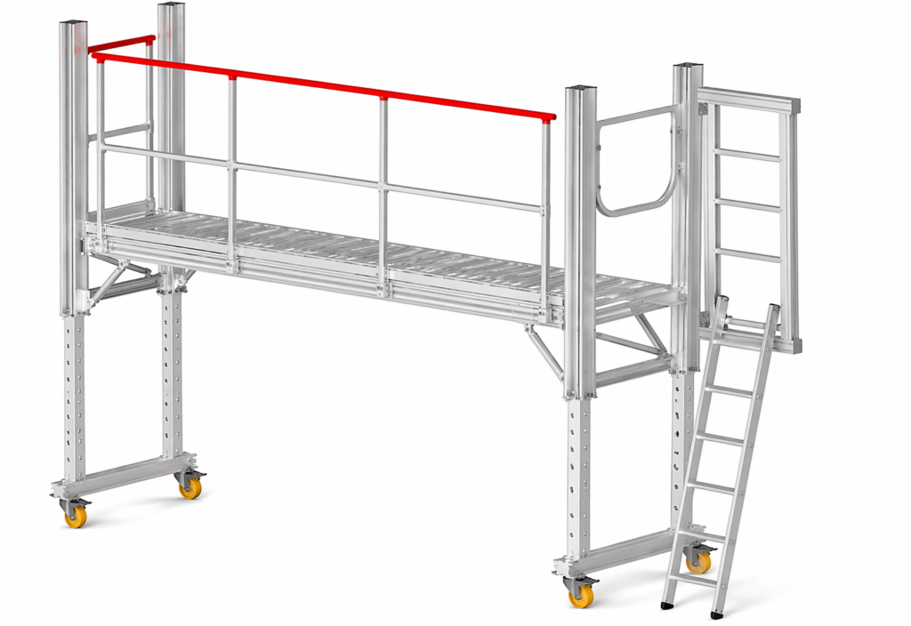 Werkplatform met ladder opgang