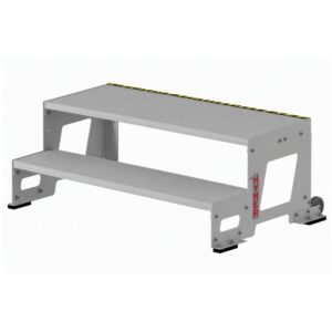 Hymer | Industriele opstap | 2 treden | 100 cm breed