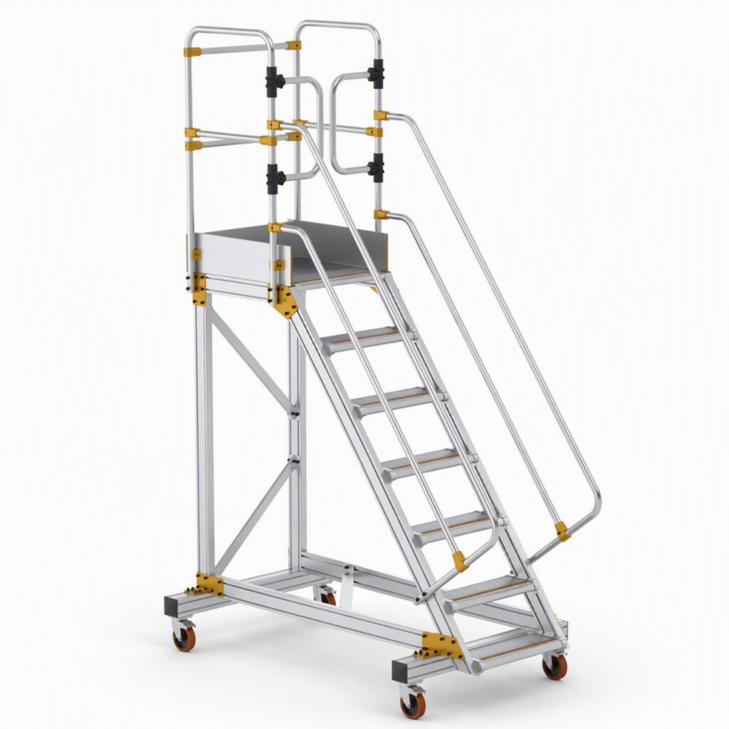 Wixor - Mobiele trap met platform