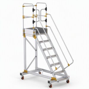 Wixor - Mobiele trap met platform